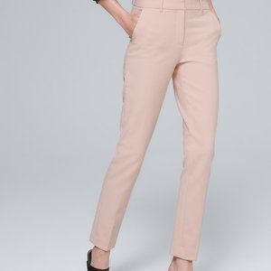 WHITE HOUSE BALCK MARKET BLUSH SLIM ANKLE PANTS